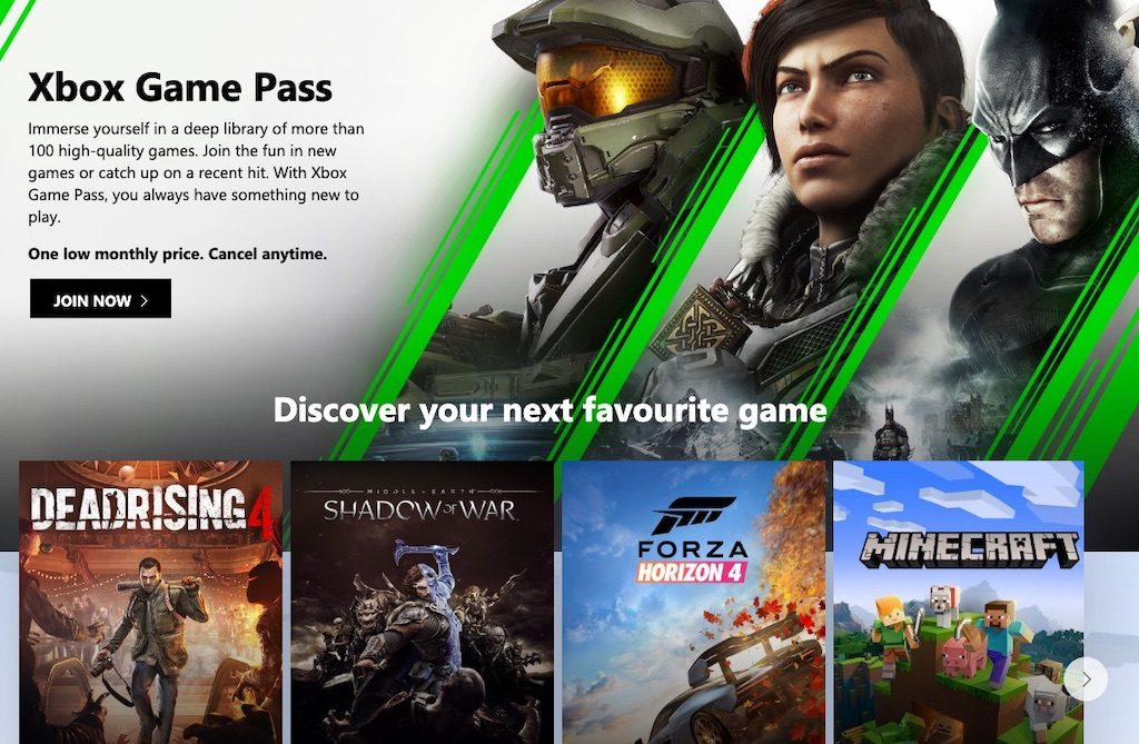 Xbox One S All-Digital Xbox Game Pass screenshot