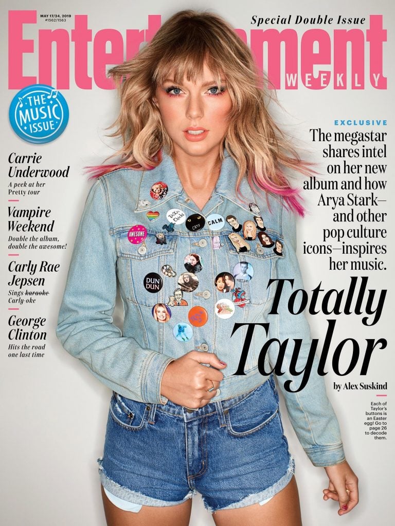 Taylor Swift easter eggs entertainment weekly cover