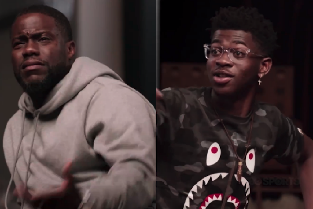 Lil Nas X and Kevin Hart on HBO's 'The Shop;