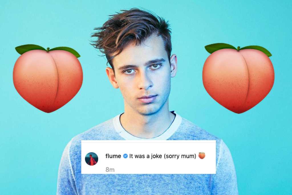 Flume has commented on his viral ass eating video
