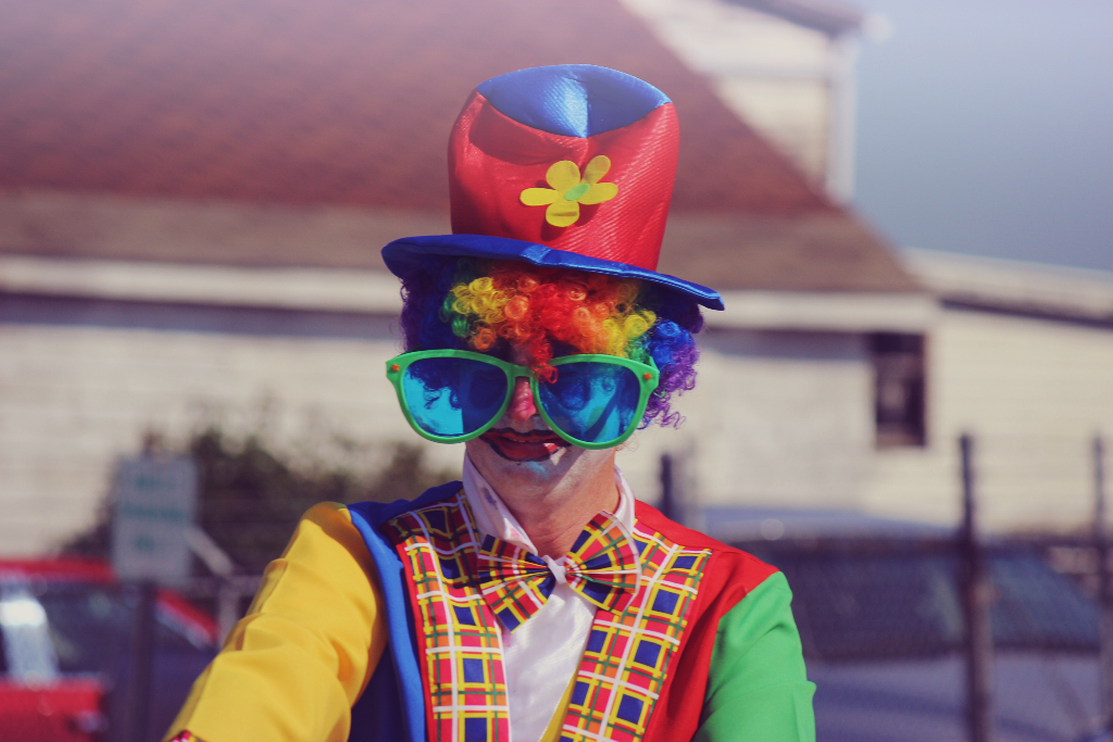 Clown Photo by Levi Saunders on Unsplash