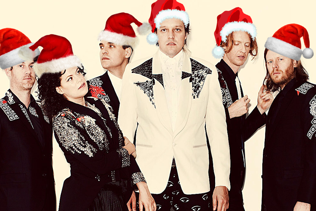 Arcade Fire christmas album photo