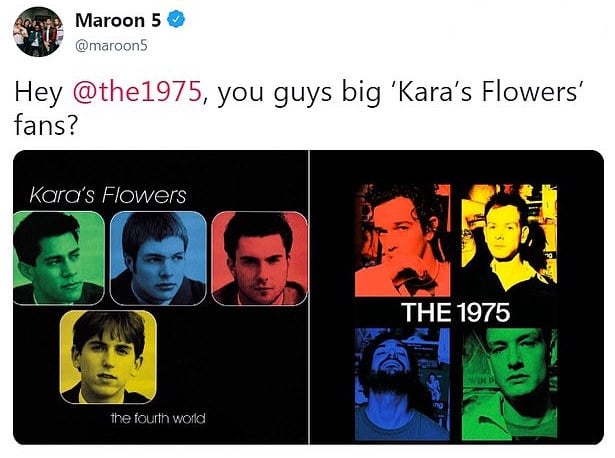 Maroon 5 Accused The 1975 Of Ripping Them Off And It Didn T Go Well