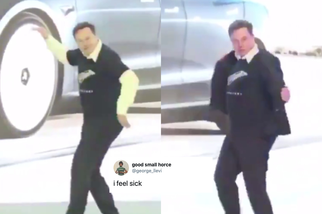 Elon Musk dancing meme