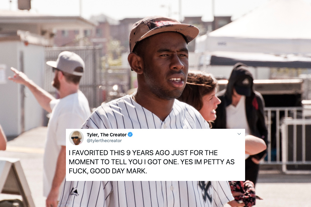 Tyler, The Creator hits back at Twitter random