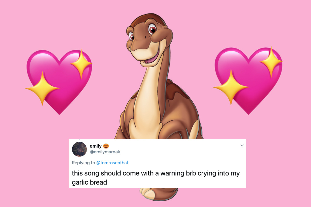 dinosaur song twitter viral photo