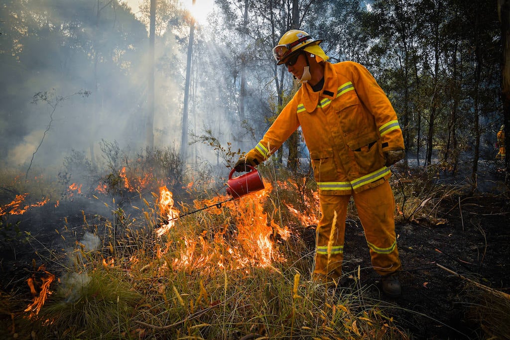 Australian bushfires, hazard reduction burns.
