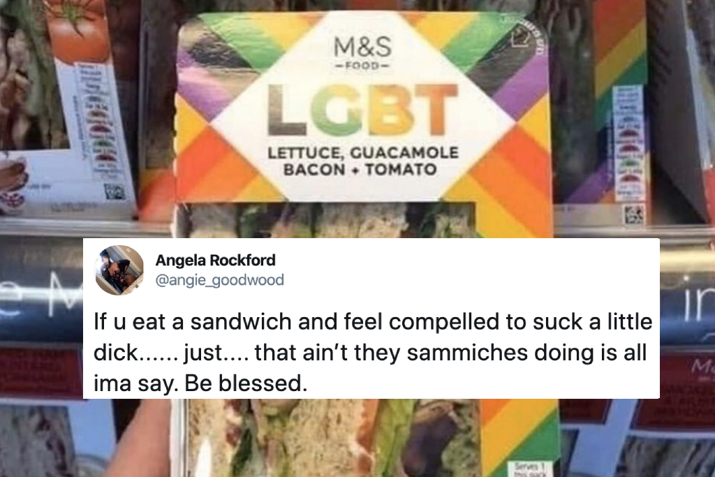 LGBT Gay sandwich