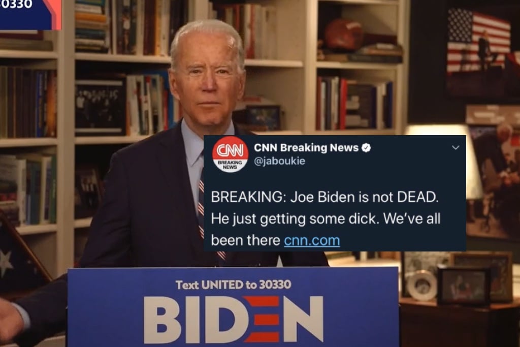 There's a meme that Joe Biden is secretly dead