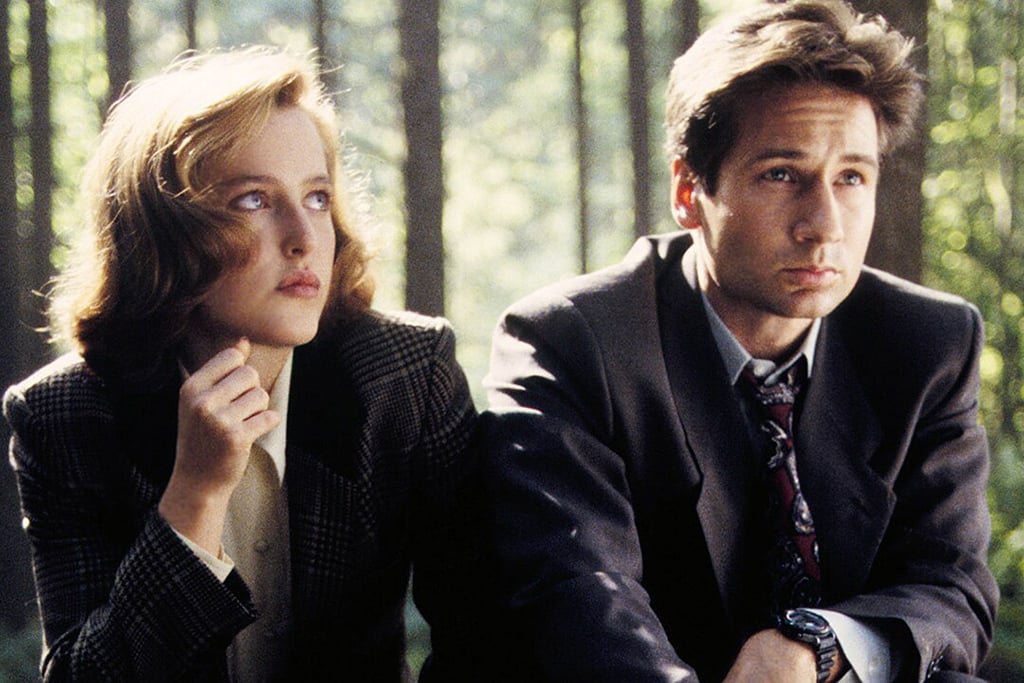 Gillian Anderson and David Duchovny in The X-Files