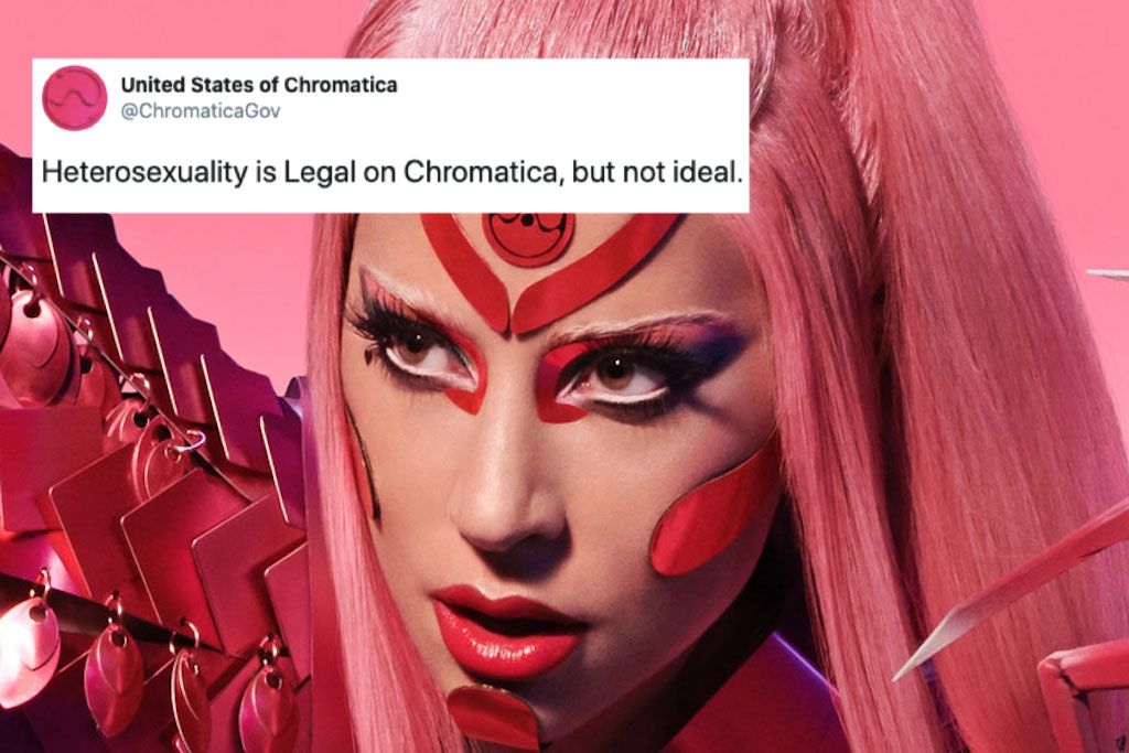 ChromaticaGov is setting up laws for Lady Gaga's Chromatica planet