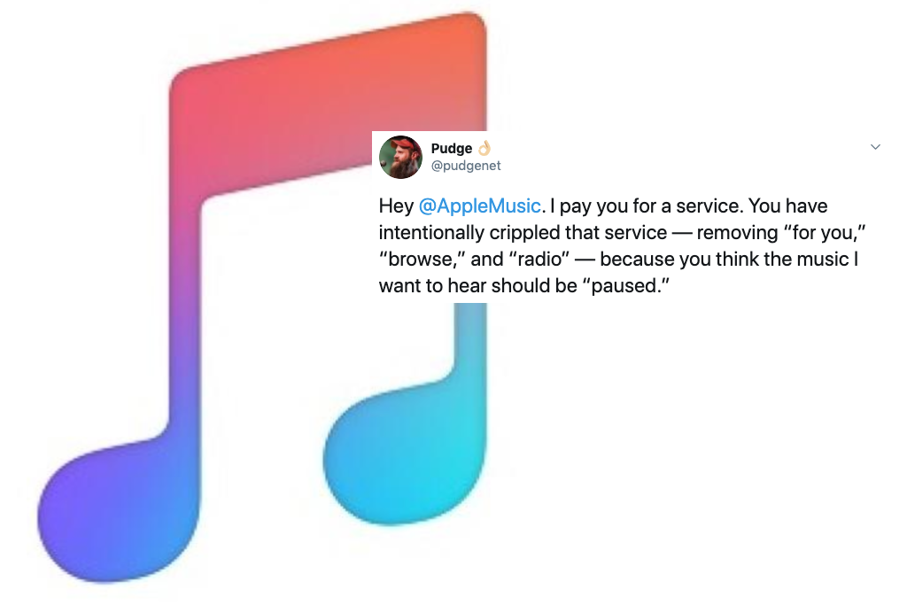 Apple Music on Blackout Tuesday