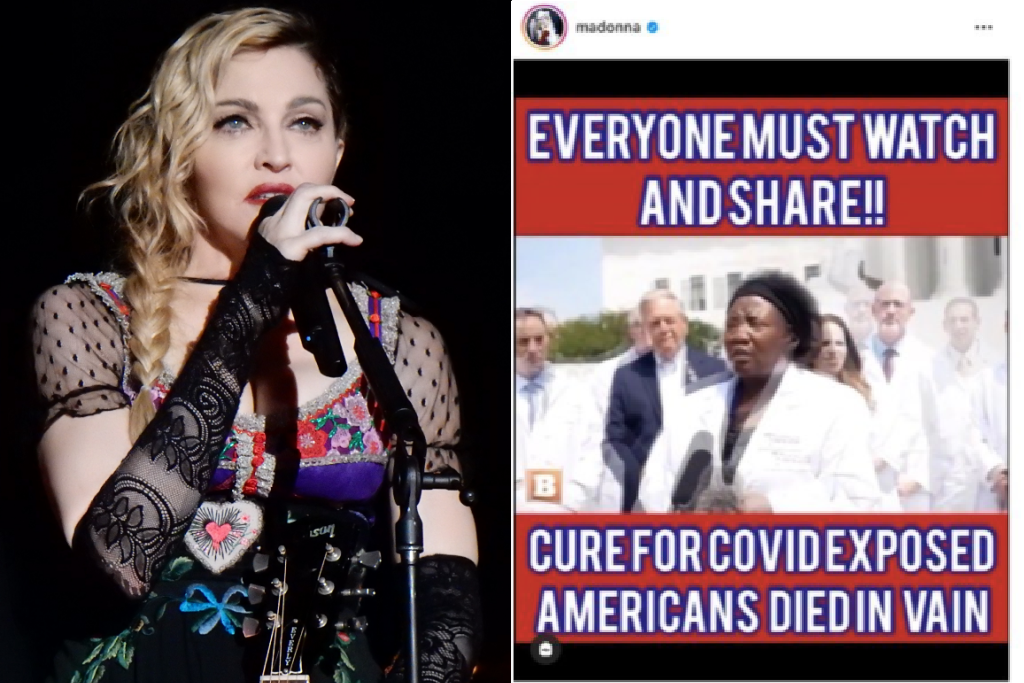 Madonna coronavirus conspiracy
