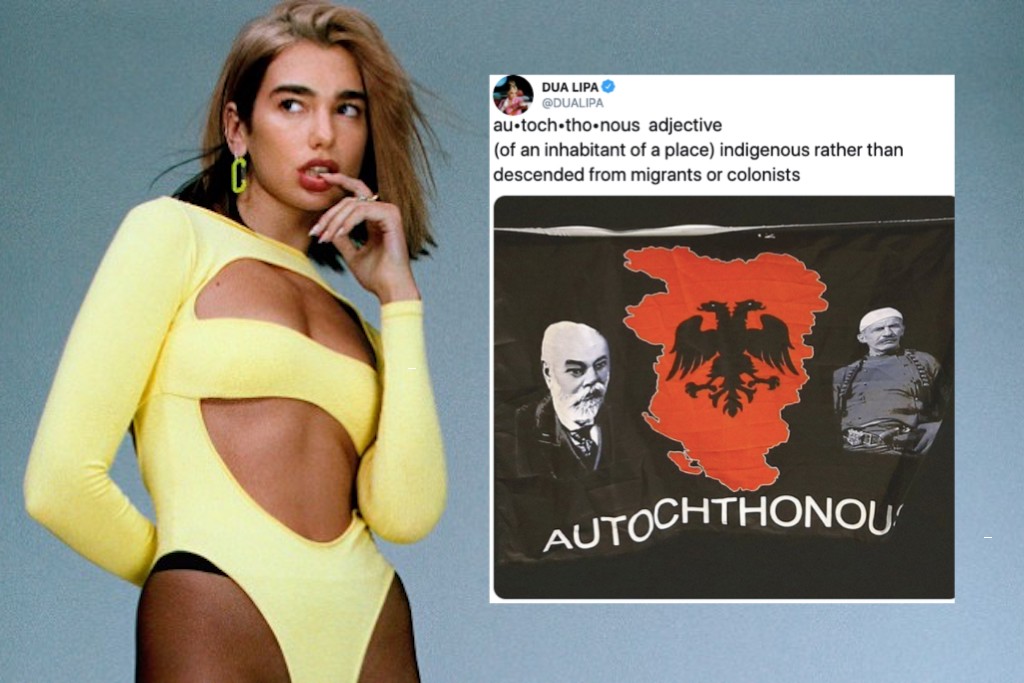 Dua Lipa clarifies she isn't a fascist after 'Greater Albania' tweet raises concerns