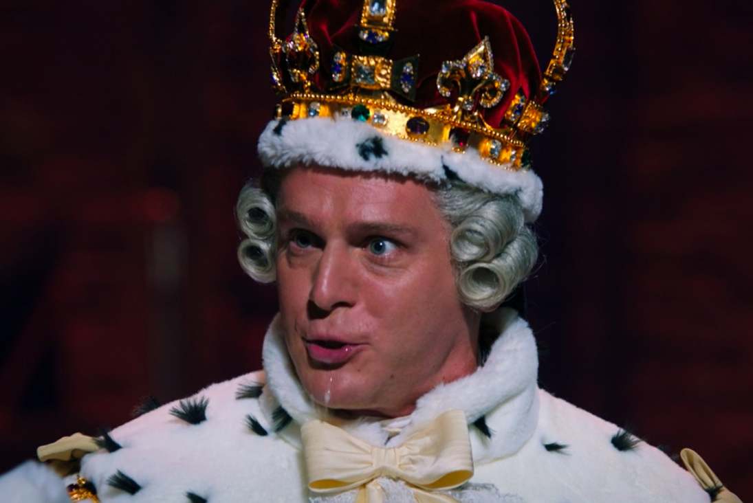 Jonathan Groff's spit in Hamilton is quite intense