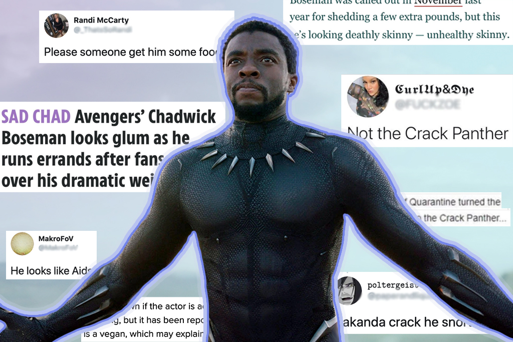 Chadwick Boseman weight comments death