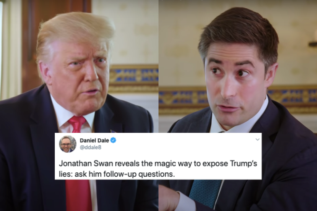 Jonathan Swan and Donald Trump interview