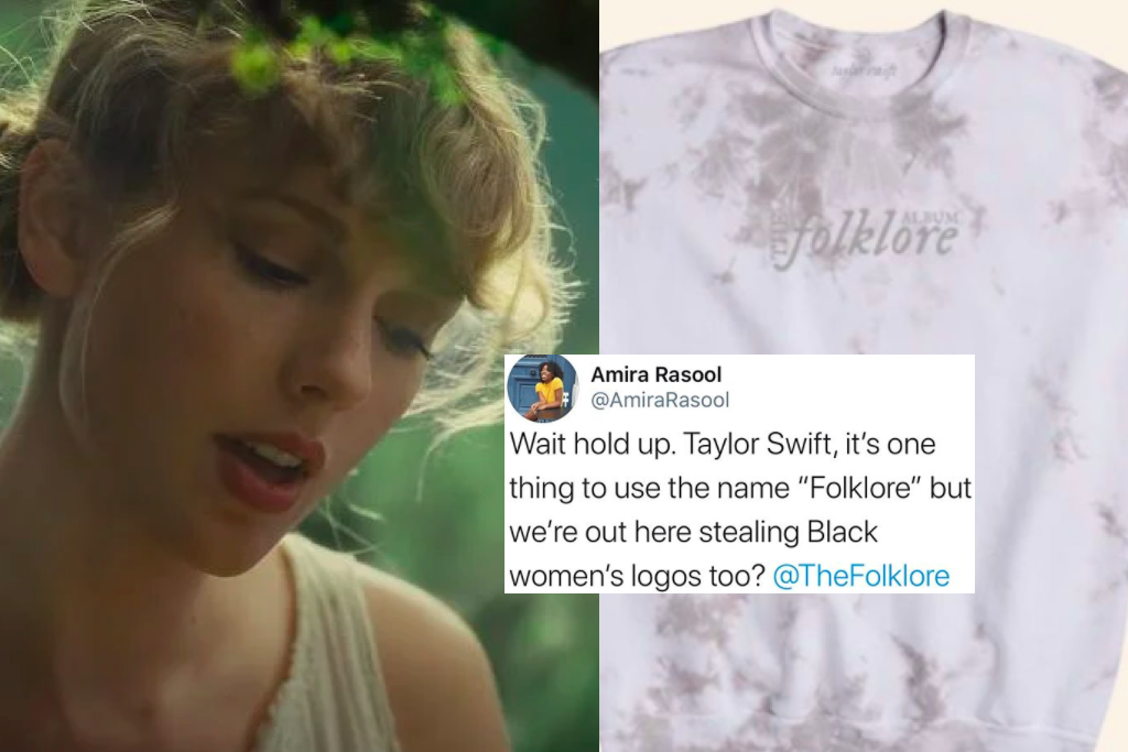 Taylor Swift retracts 'folklore' merch after Black designer calls out 'blatant theft'