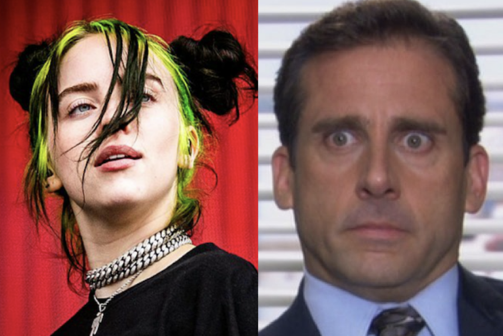 Billie Eilish Chatted To Steve Carell About Her 'The Office' Addiction