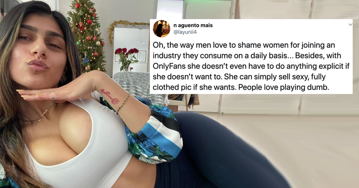 Mia khalifa porn christmas Mia Khalifa Is Facing Backlash For Her Onlyfans Despite Not Making Porn