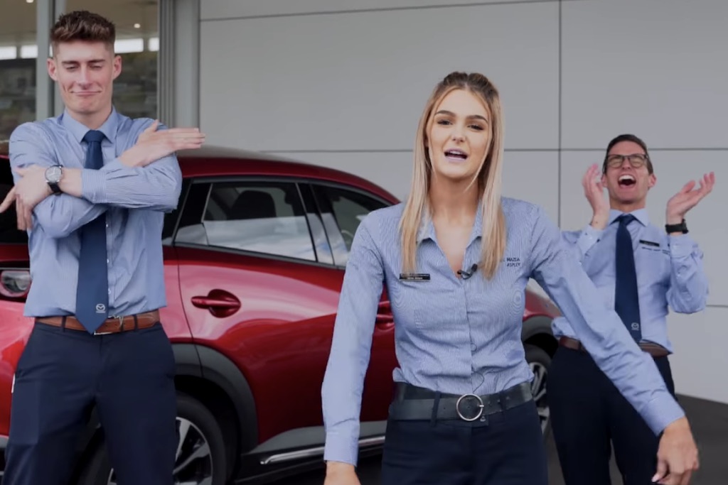 Brisbane Mazda dealership films cringe 'Savage' dance video to sell cars
