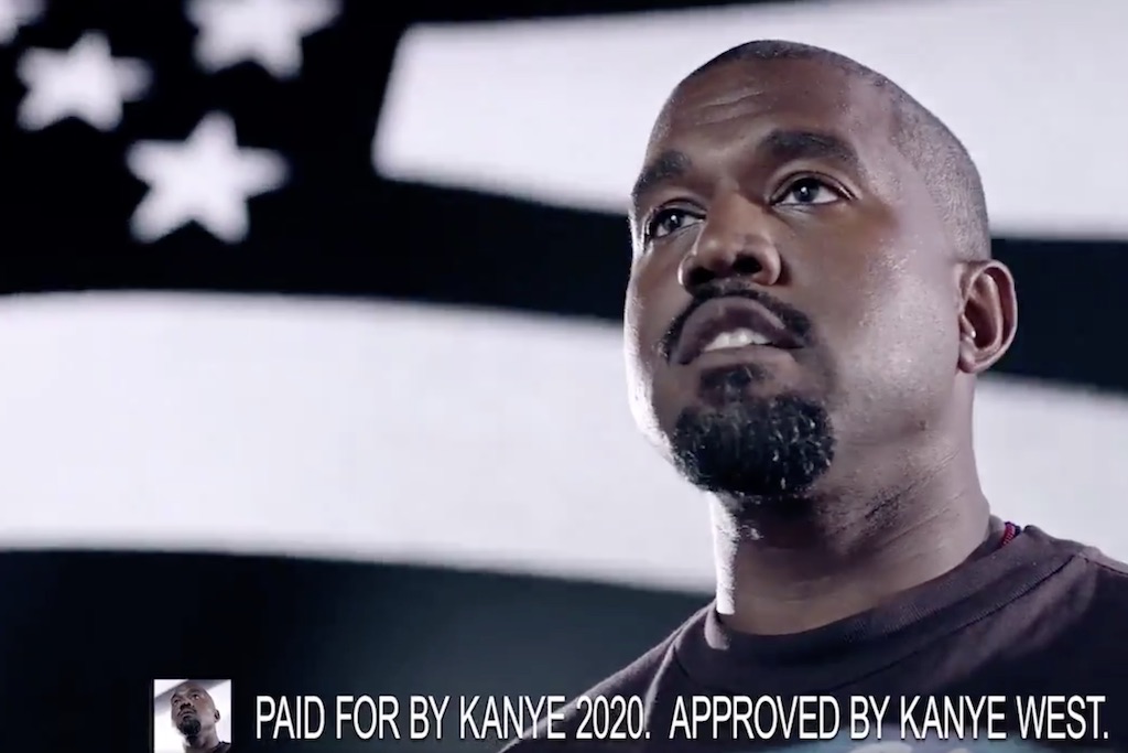 Kanye West talks about faith in first presidential campaign TV ad