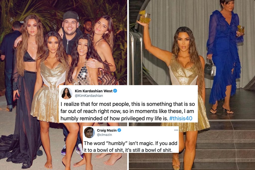 Kim Kardashian Is Getting Dragged Over Tone Deaf Private Island Party