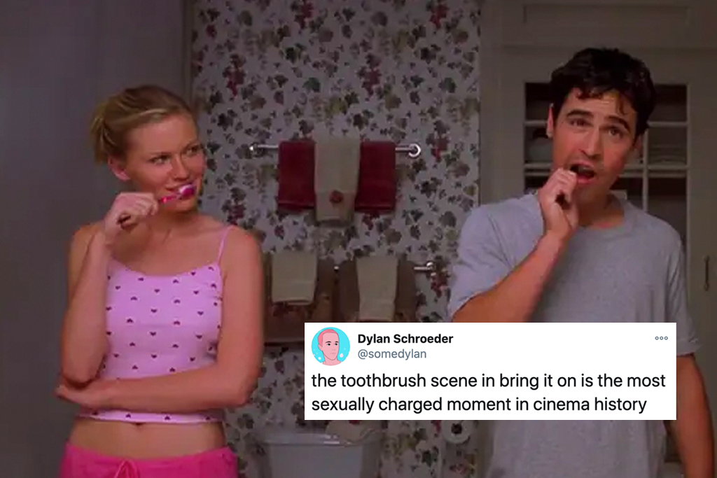 bring it on toothbrush scene