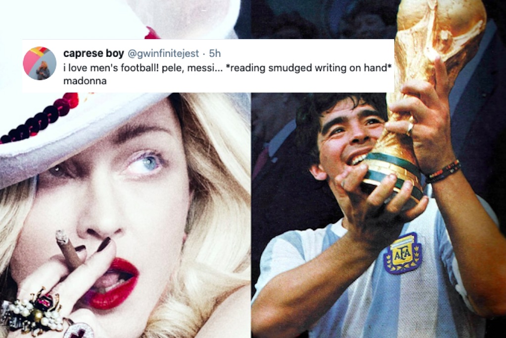 Fans mistake Diego Maradona for Madonna, think pop star is dead
