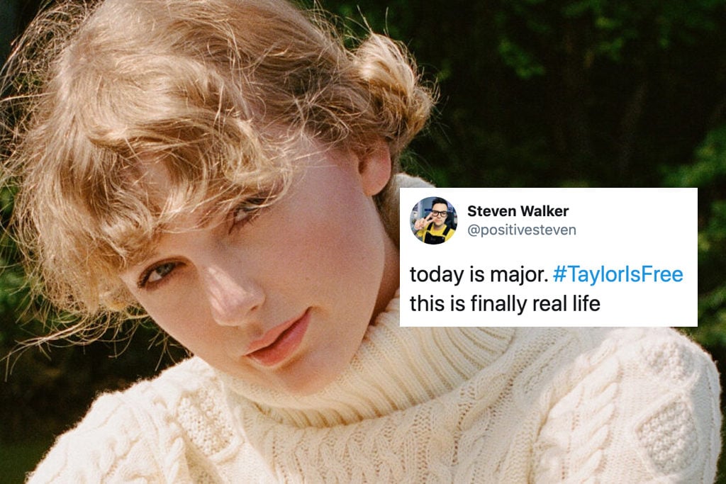 #Taylorisfree trends as fans celebrate Taylor Swift's ability to rerecord 5 of her old albums