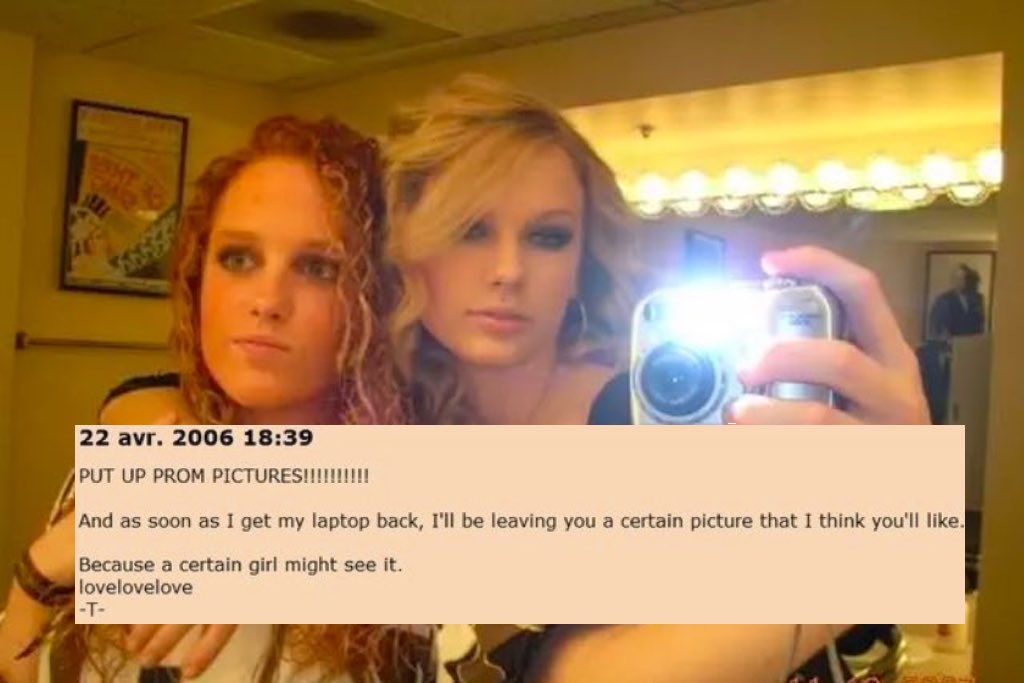 Taylor Swift's old MySpace comments and pictures resurface