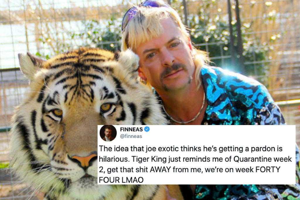 Tiger King's Joe Exotic is convinced he will be pardoned by Trump, and the internet is laughing at him
