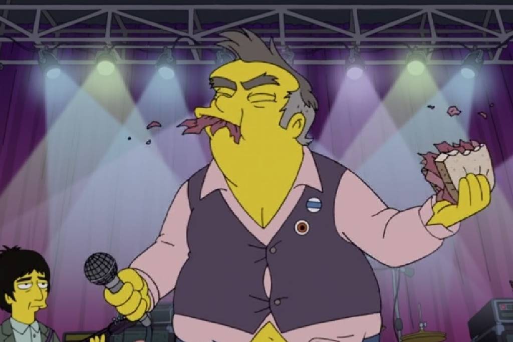 Morrissey in the Simpsons