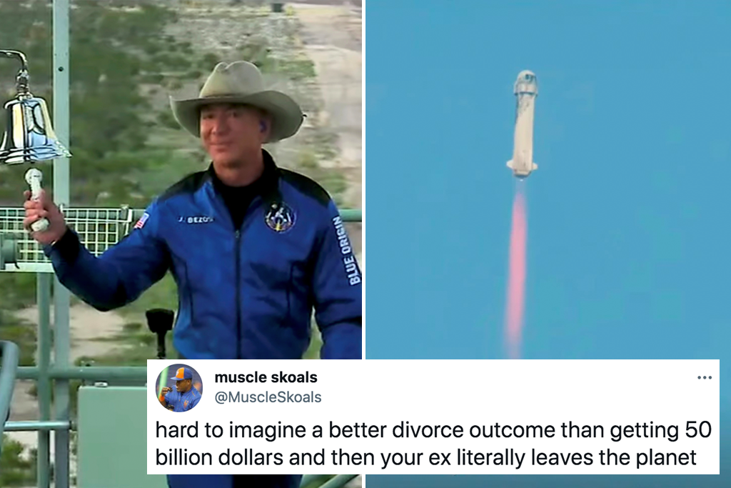 Jeff Bezos Space Memes dick rocket divorce taxes