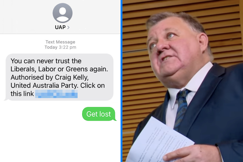 Craig Kelly Text