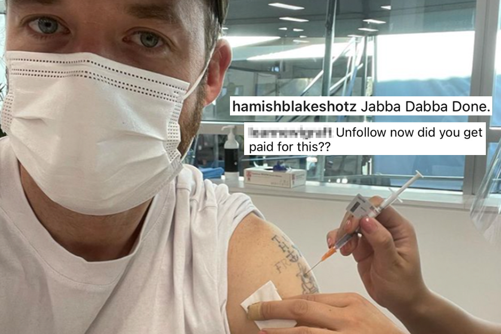 Hamish Blake Anti-vaxxer