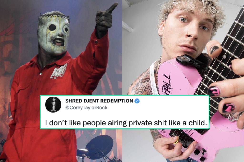 Machine Gun Kelly And Slipknot's Corey Taylor Are In A Tense Beef