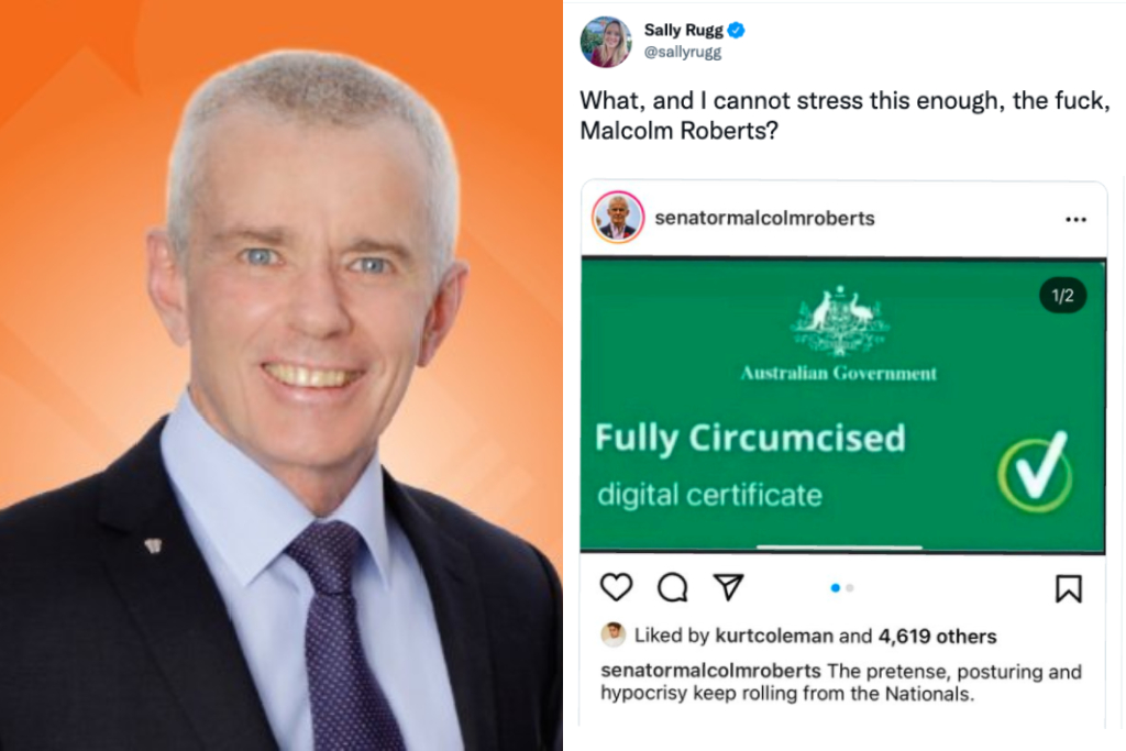 Malcolm Roberts Circumcision