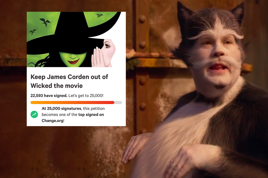James Corden Wicked petition
