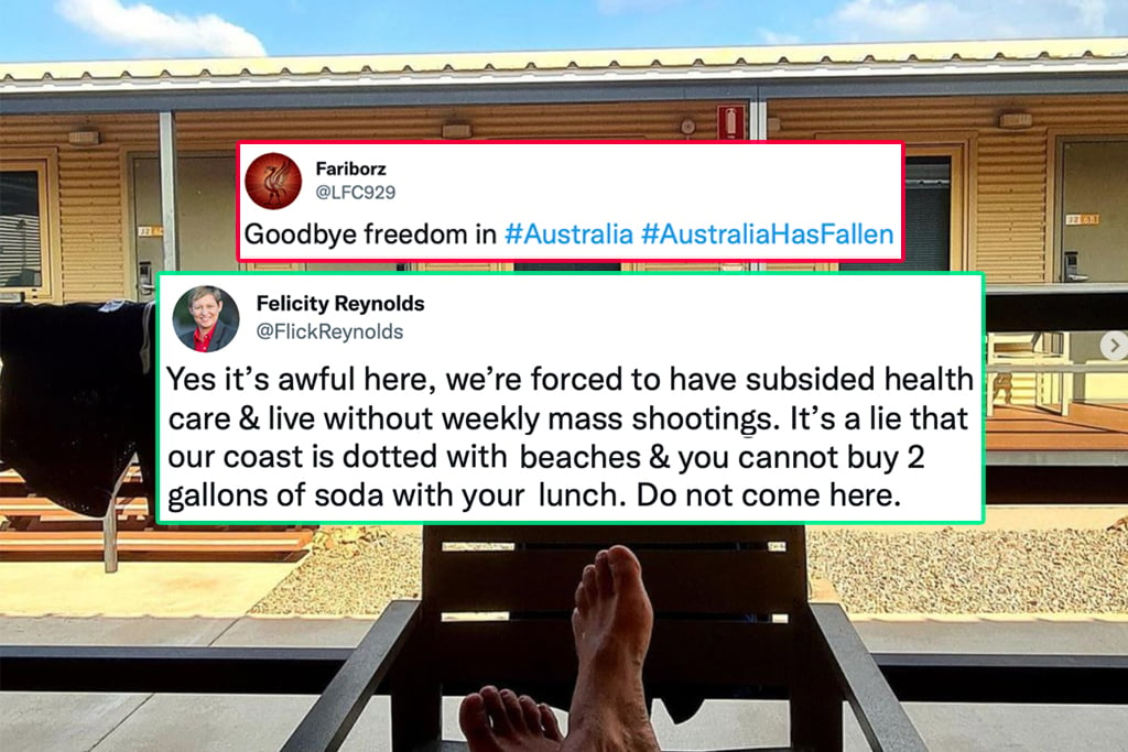 #AustraliaHasFallen Hijacked Hashtag Howard Springs Quarantine