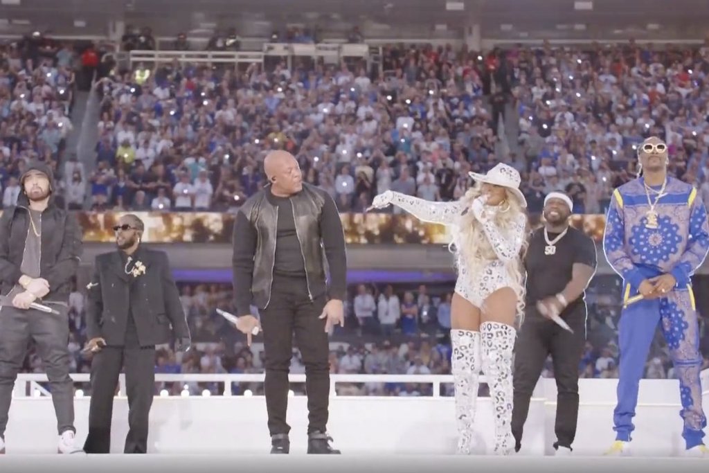 Eminem's Super Bowl Halftime Show 2022: See The Epic Set