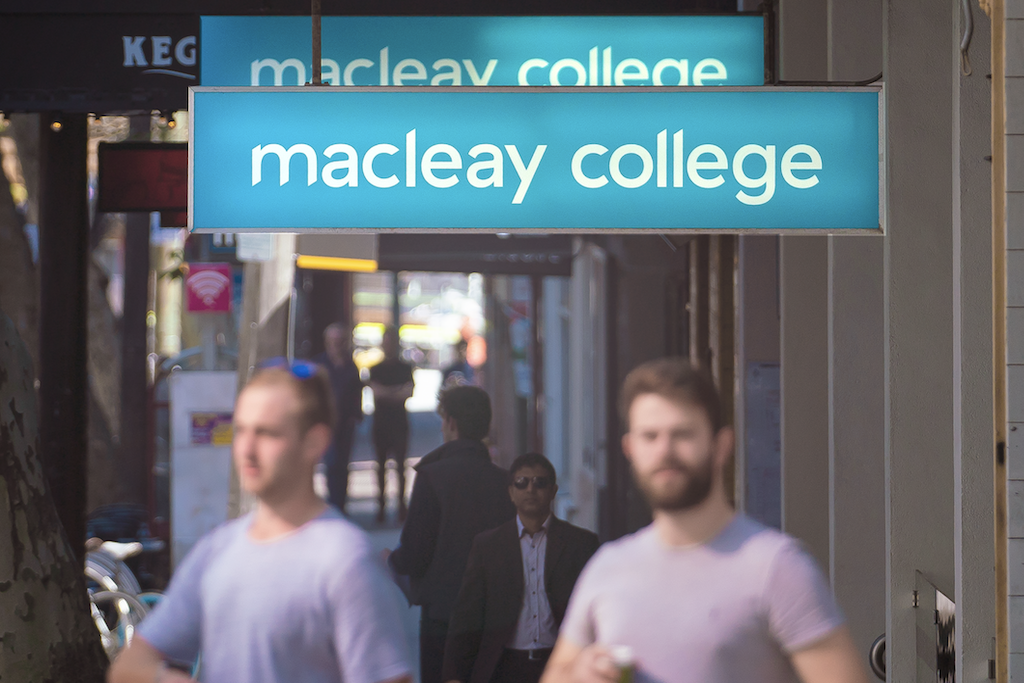 macleay college journalism photo