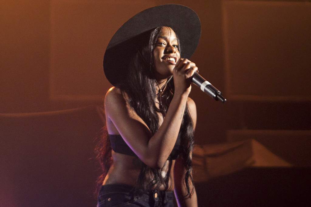 Azealia Banks performing at a music festival